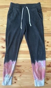 Sundry Sweatpants/ Joggers Gradient Tie Dye 0 (Small) Cotton Blend Made In USA